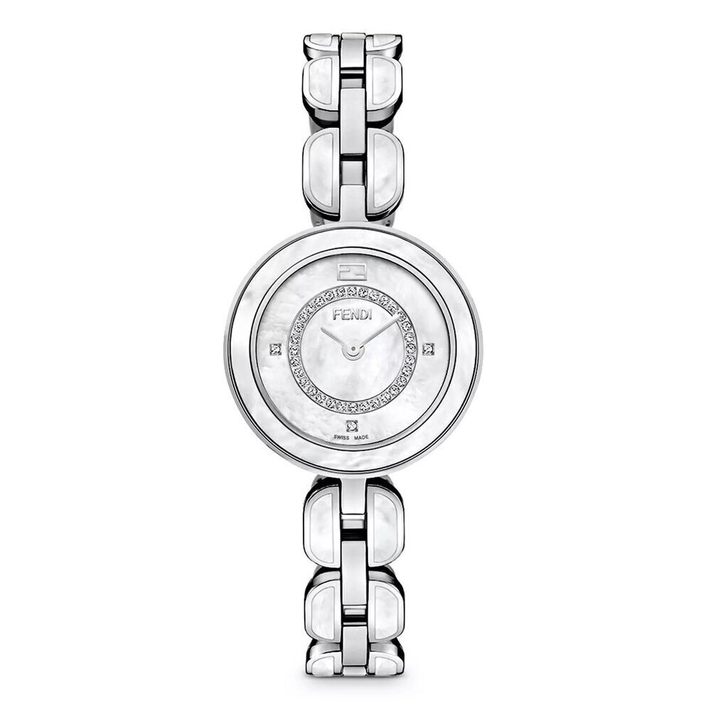 Fendi My Way Women's Mother of Pearl with Diamond Watch, 28mm (MSRP $2,895)